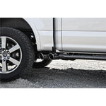 MBRP Armor Lite 3-inch aluminized steel cat-back exhaust system with dual pre-axle side exit tips.