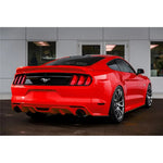 MBRP ARMOR BLK 3 inch cat-back exhaust system with dual black tips for 2015-2026 Ford Mustang EcoBoost.