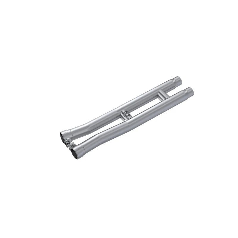 MBRP ARMOR PLUS Series 2.5-inch T409 stainless steel H-pipe for 2015-2026 Ford Mustang GT and Dark Horse.