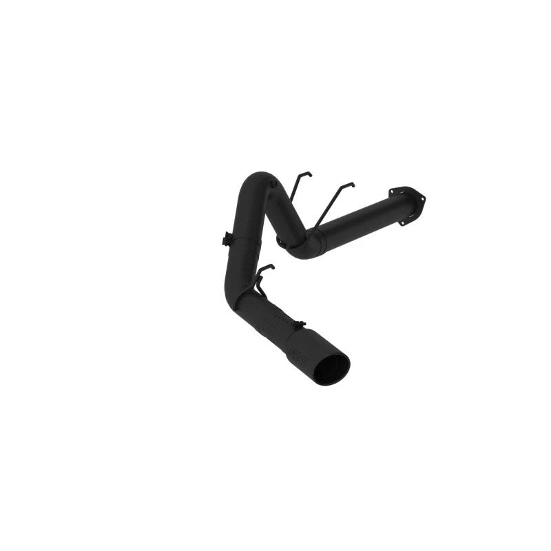 MBRP ARMOR BLK series 4 inch filter-back exhaust system with black powder coated single exit tip