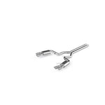 MBRP Armor Lite aluminized steel 3-inch cat-back exhaust system with quad 4.0-inch dual-wall stainless steel tips