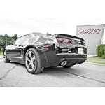 MBRP Armor Pro Series 3-inch T304 stainless steel axle-back muffler delete with dual tips for 2010-2015 Camaro V6.