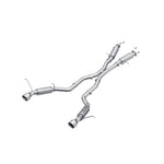 MBRP Armor Lite 3-inch aluminized catback exhaust with dual rear exit T304 tips for 6.4L Jeep Grand Cherokee SRT.