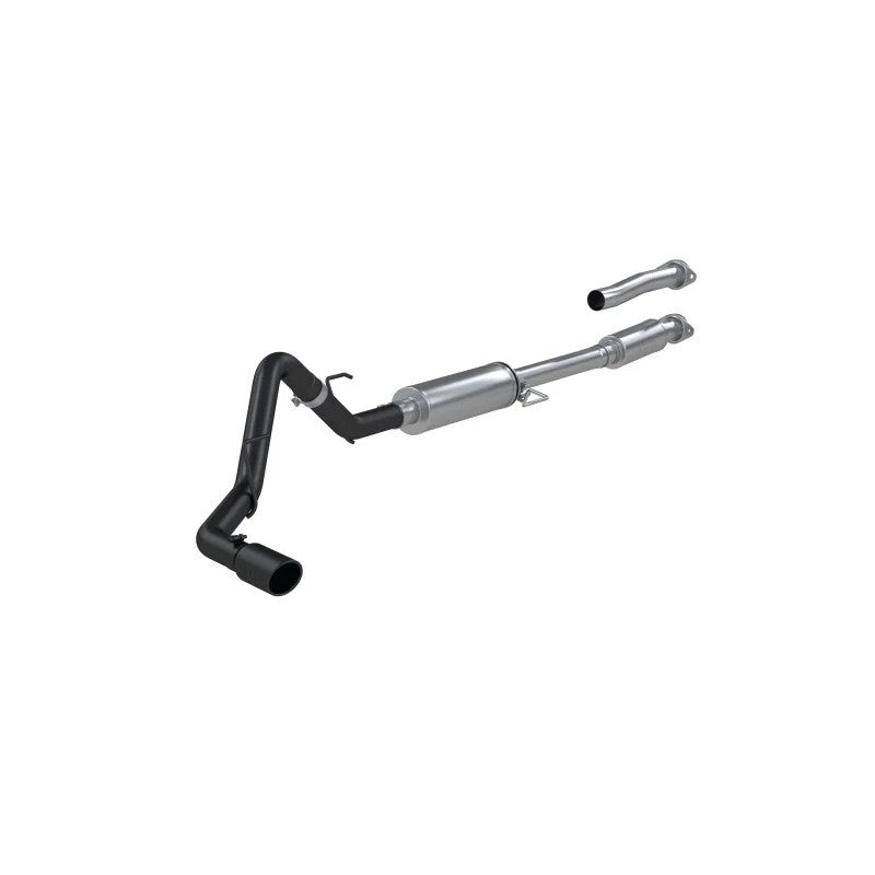 MBRP ARMOR BLK 3-inch single side exit cat-back exhaust system with black powder coated tip for 2021-2026 Ford F-150