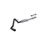 MBRP ARMOR BLK 3-inch single side exit cat-back exhaust system with black powder coated tip for 2021-2026 Ford F-150