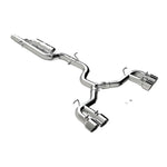 MBRP Armor Pro Series T304 stainless steel 3-inch cat-back exhaust with quad 4.5-inch tips for VW Golf R MK8.