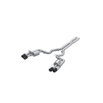 MBRP 2024+ For Mustang GT (S650) 3in Cat-Back Quad Tip - 4in Carbon Fiber Tips