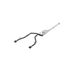 MBRP ARMOR BLK Series 3-inch aluminized steel cat-back exhaust with dual 5-inch black tips for 2025-2026 Ram 1500.