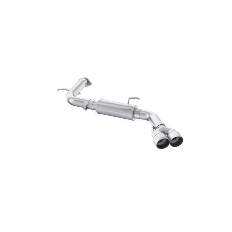 MBRP Armor Lite 3-inch aluminized steel axle-back exhaust with dual 4-inch mirror-polished tips for Elantra N Line