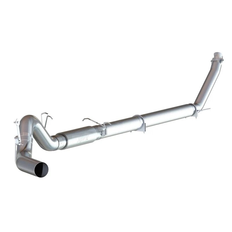 MBRP ARMOR LITE 5-inch aluminized steel single-exit turbo-back exhaust system for 1994-2002 Dodge Ram Cummins trucks.