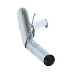 MBRP Armor Lite 5-inch aluminized steel filter-back exhaust system with single side exit for Ford Super Duty trucks.
