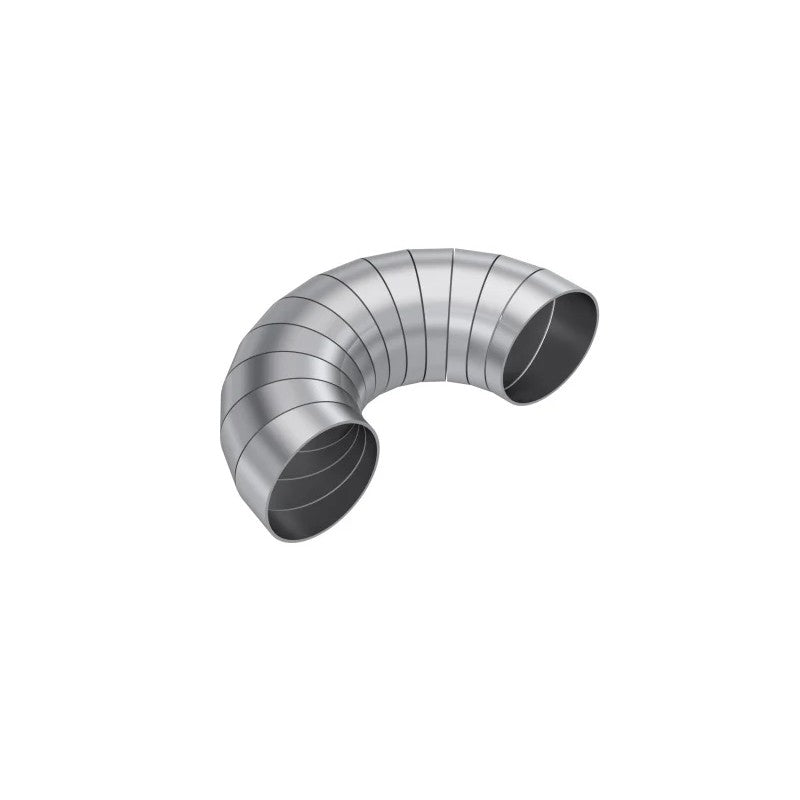 Set of 12 MBRP T304 stainless steel 2.5-inch diameter exhaust pie cuts for custom fabrication