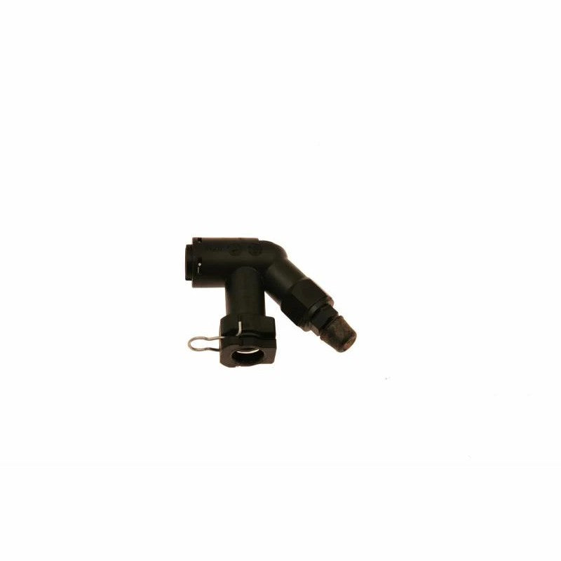 McLeod 139250 hydraulic clutch bleeder elbow fitting with integrated bleed screw and wire clip male plug-in