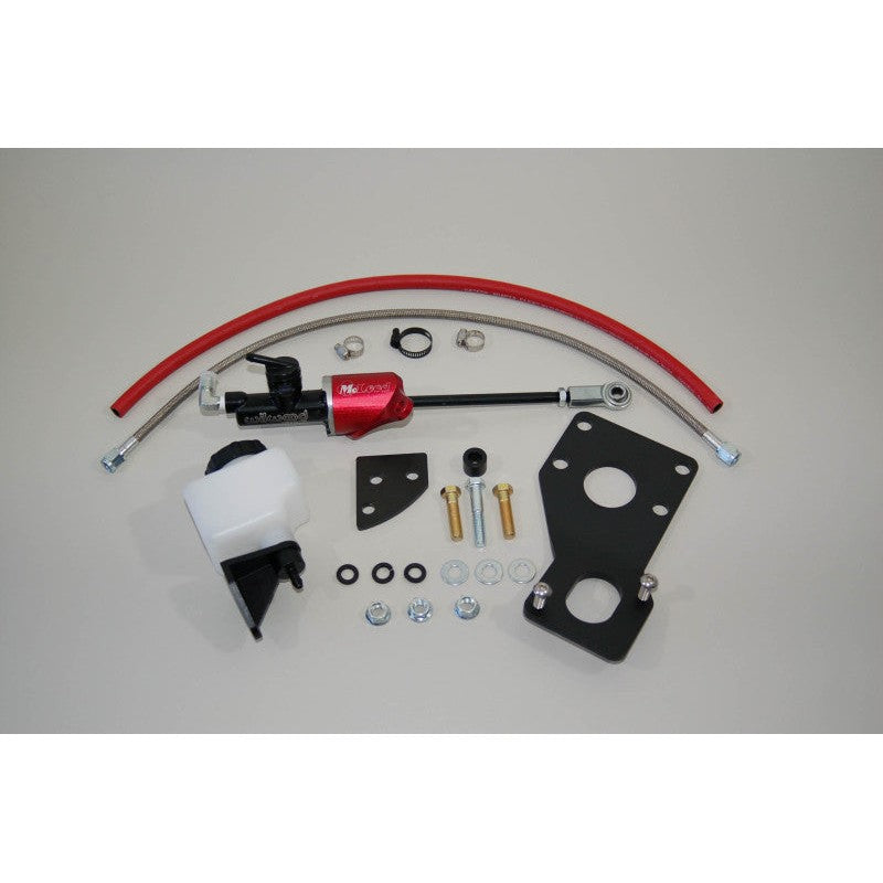 McLeod 1434001 firewall-mount hydraulic clutch master cylinder and line kit for 1955-1957 Chevrolet.