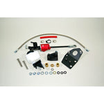 McLeod 1431001 hydraulic clutch conversion master cylinder and fluid line for 1964-1966 Ford Mustang firewall mounting