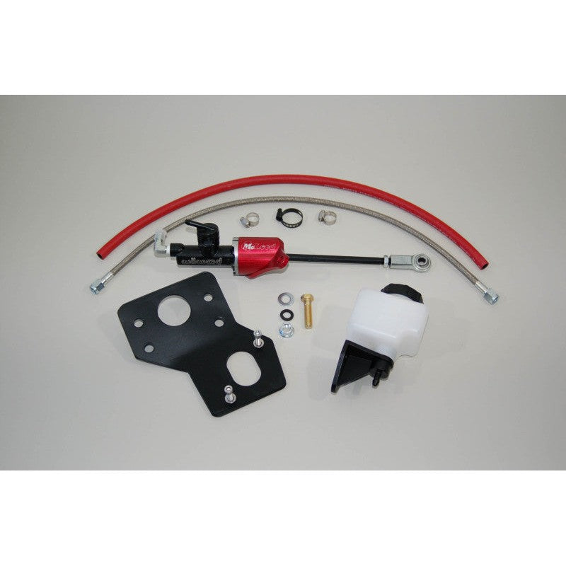 McLeod 1434002 hydraulic clutch conversion firewall kit including master cylinder and lines for Chevrolet Camaro and Nova.