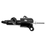 McLeod 3/4in bore aluminum master cylinder with 8-hole billet mounting flange for remote reservoir setups.