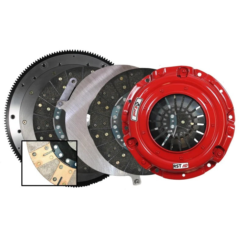 McLeod Racing RST HD Twin w/ Aluminum Flywheel - 05-17 Mustang 4.6/5.0L - 1-1/8 x 26 Spline - 164T