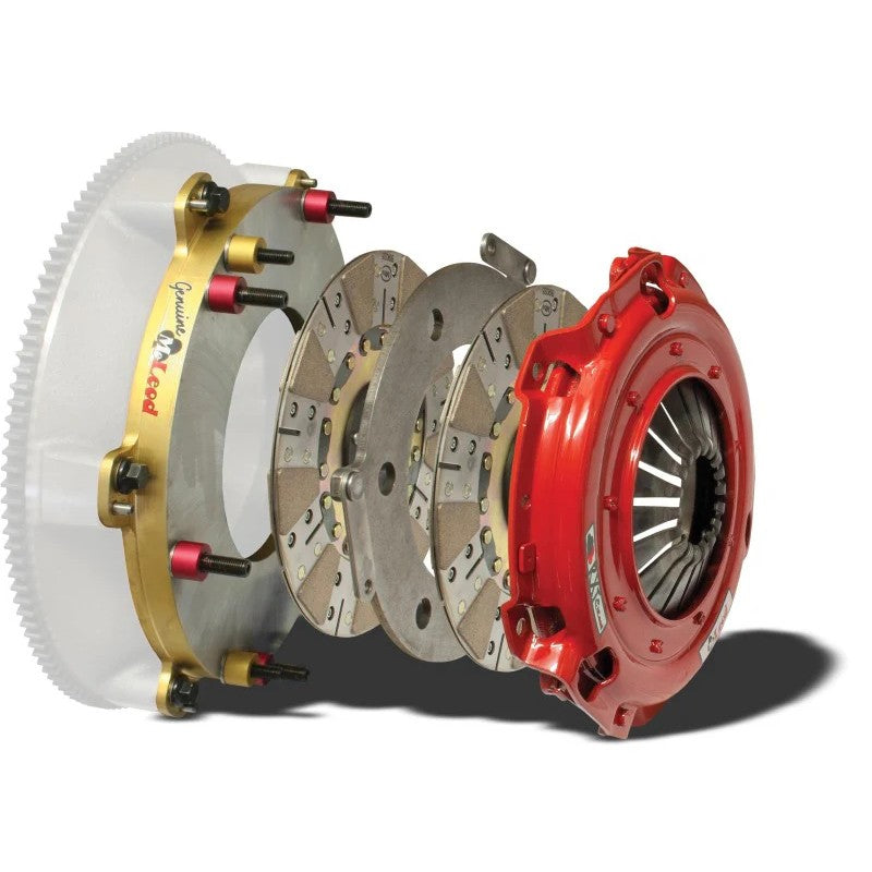 McLeod RST series twin disc clutch modular assembly with organic friction discs and sprung hub