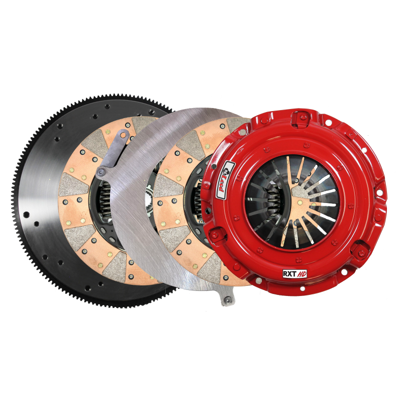 McLeod RXT 1200HD twin disc clutch kit with billet steel flywheel and pressure plate for Toyota Supra V160 transmission