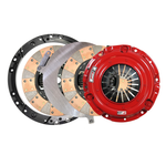 McLeod RXT1200 twin disc clutch assembly with metallic friction surfaces and 26-spline hub