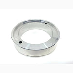 Machined aluminum 2-hole hydraulic throwout bearing spacer, 0.950 inches thick, for T56 transmission.
