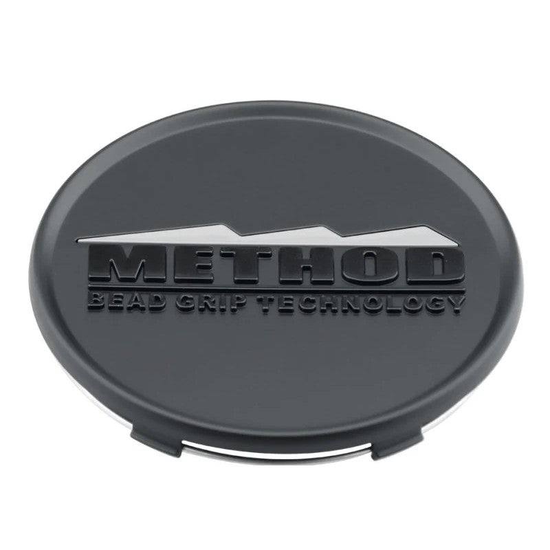 Method Race Wheels T080 black snap-in center cap with 86mm diameter.