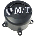 Black Mickey Thompson Classic III closed screw-on center cap with logo for 5x5.5 bolt pattern wheels.
