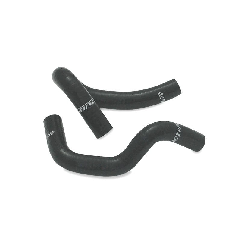 Mishimoto black silicone heater hose kit for 1990-1991 Mazda Miata.