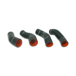 Mishimoto black silicone turbo induction hose kit for the 1990-1996 Nissan 300ZX Turbo.