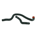 Mishimoto black silicone radiator hoses with white logo for 1994-2001 Honda Accord and Prelude engines.