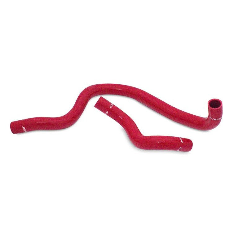 Mishimoto red silicone radiator hoses for 1994-2001 Honda Accord and Prelude 2.2L engine.