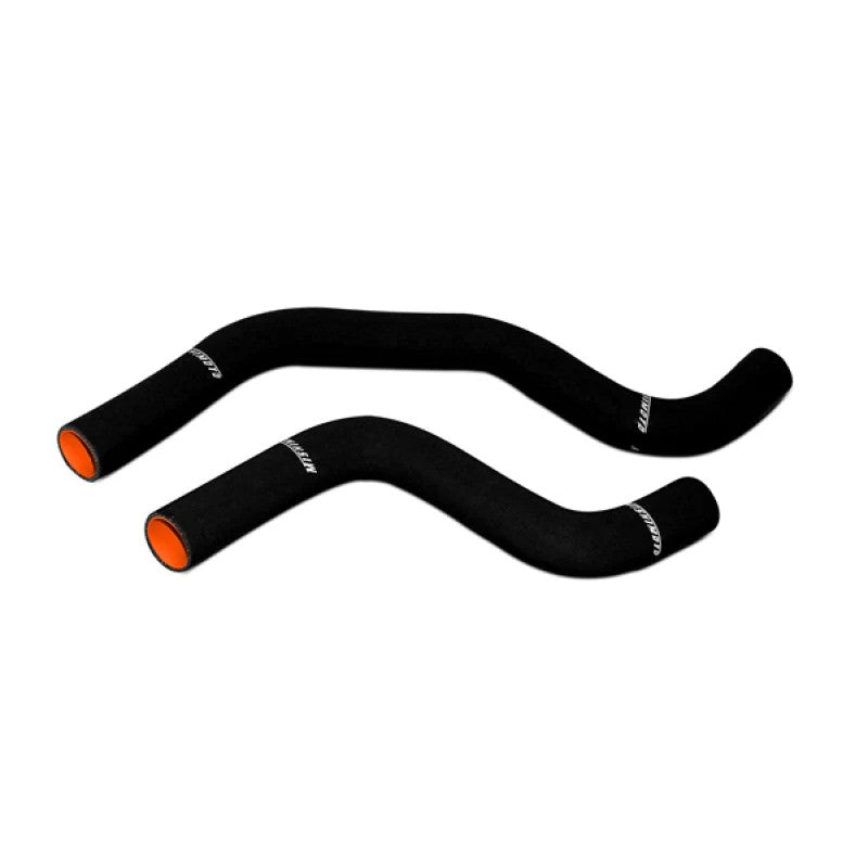 Mishimoto black silicone upper and lower radiator hoses for 2003-2005 Mitsubishi Lancer Evolution 8