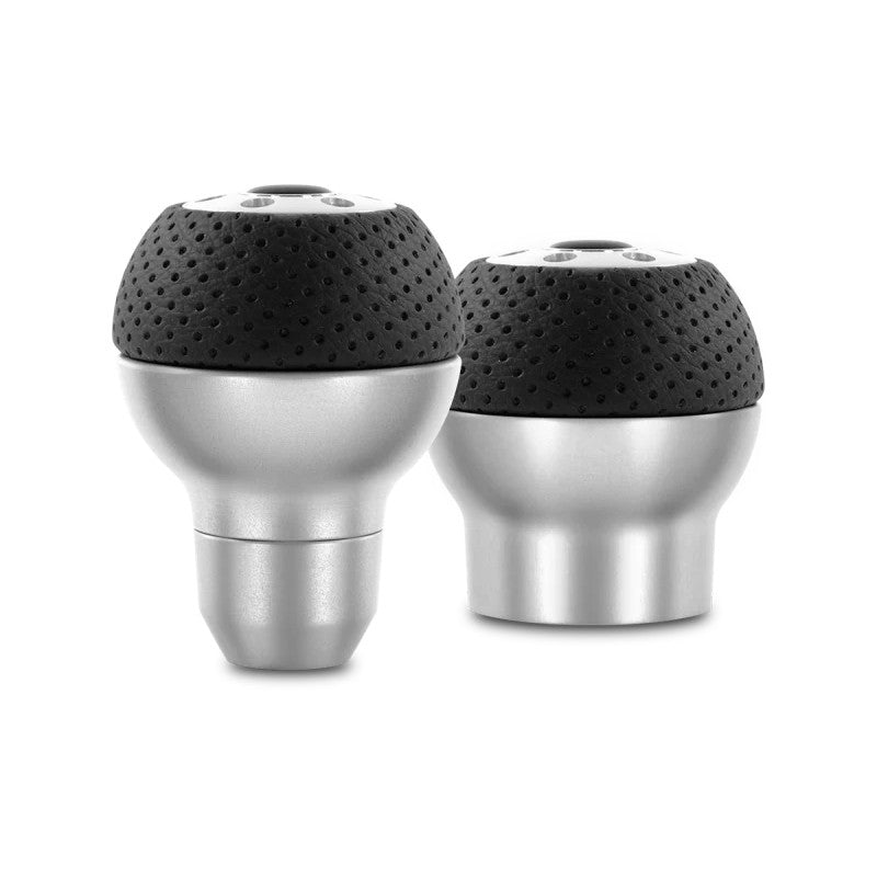 Momo Race Shift Knob - Aluminum, Black Airleather Insert