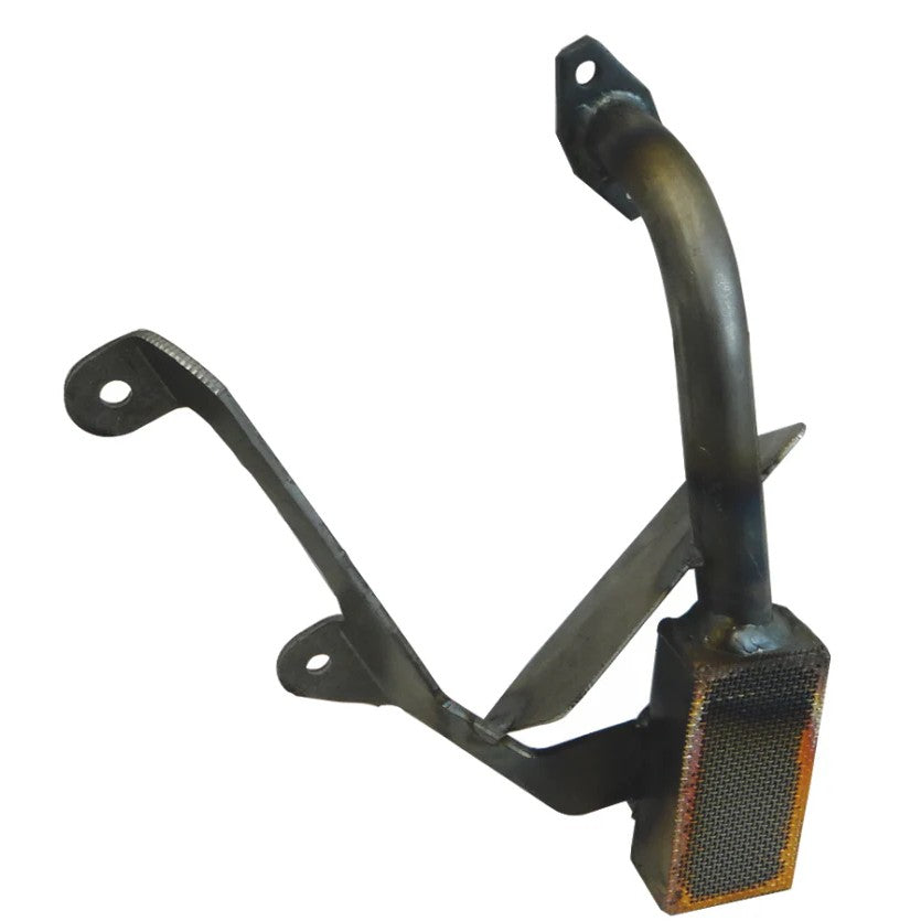Steel Moroso oil pump pick-up assembly with mesh screen for Acura and Honda 1.8L VTEC engines