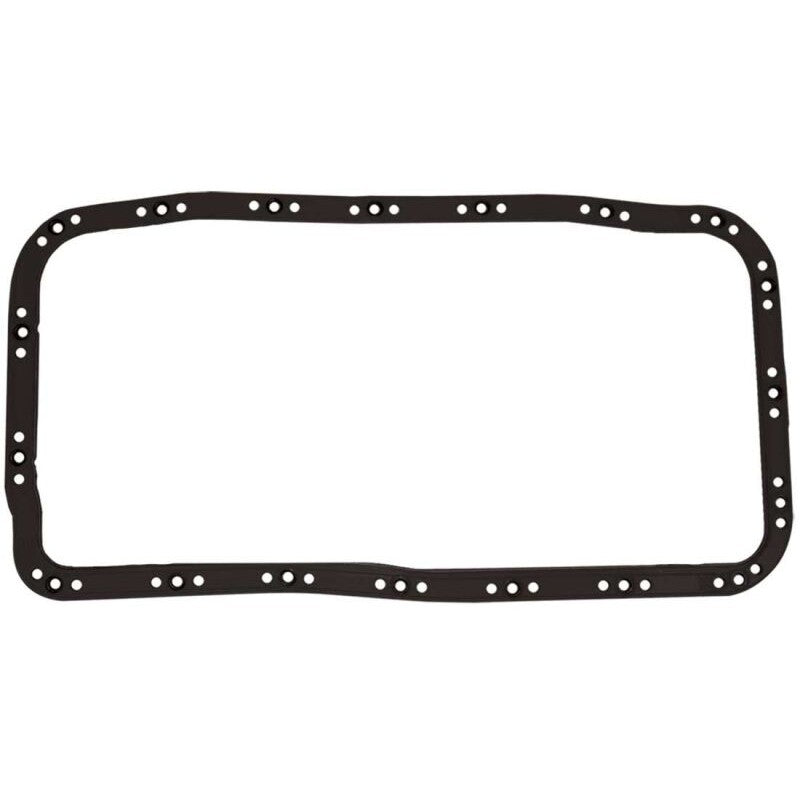 Black Moroso 93200 one-piece heavy duty rubber oil pan gasket for Honda and Acura B-Series engines.