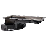 Moroso 20548 steel road race baffled wet sump oil pan with 8-quart capacity for Ford 4.6L and 5.4L engines.