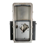 Moroso 20570 heavy-duty steel road race oil pan with internal baffling and rear sump for Ford 5.0L Coyote engines