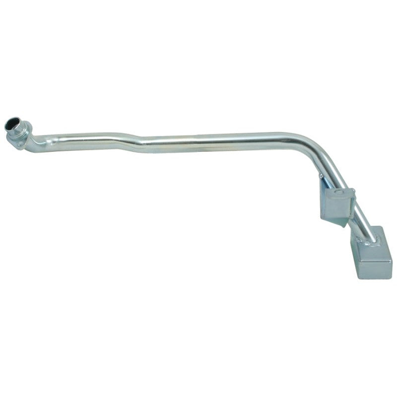 Moroso steel oil pump pick-up tube designed for GM LS engines with rear sump oil pans.