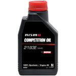 One liter bottle of Motul Nismo Competition Oil 2193E 5W40 100% synthetic racing engine oil
