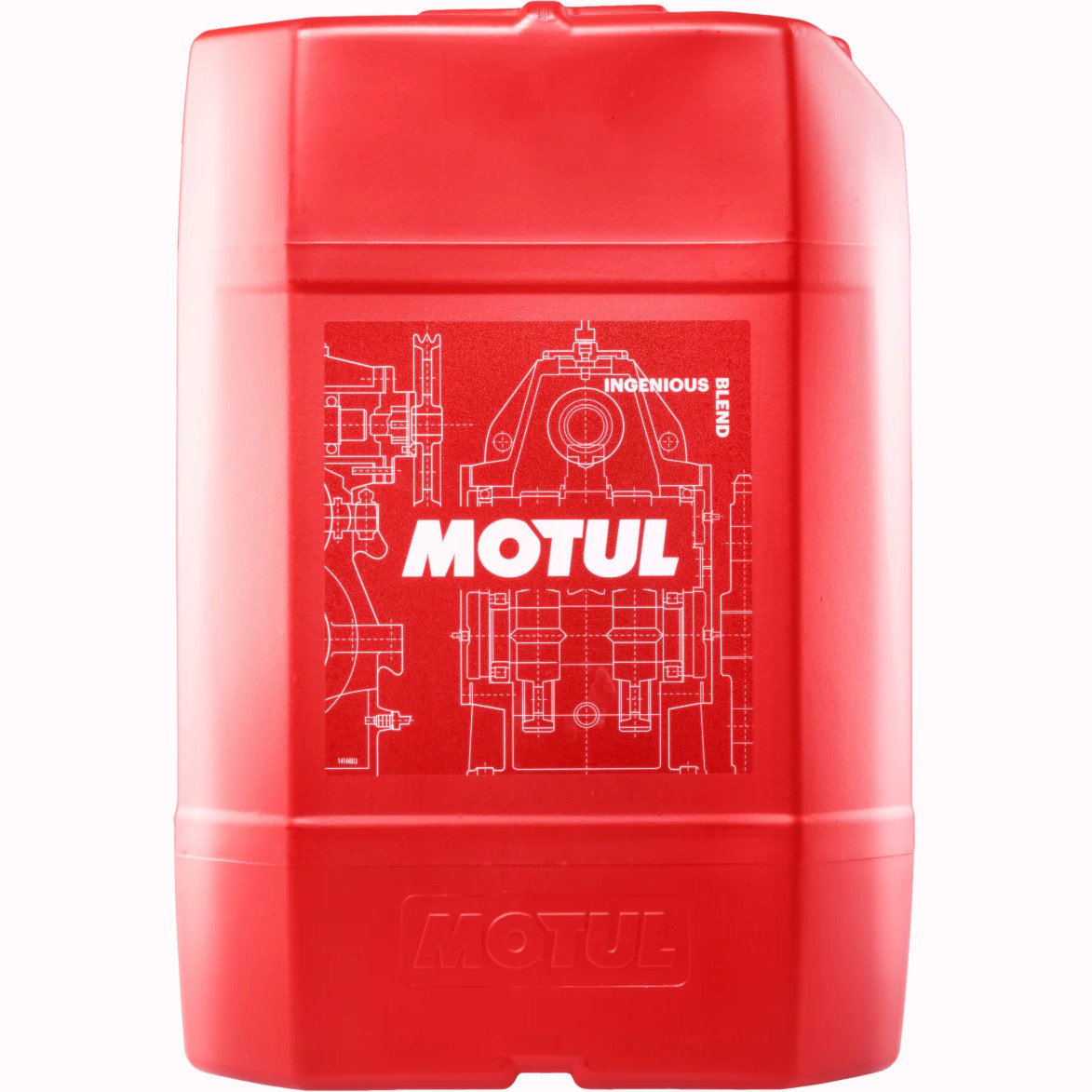 20 liter blue Jerry can of Motul Gear Competition 75W140 100% synthetic Ester transmission and differential oil.