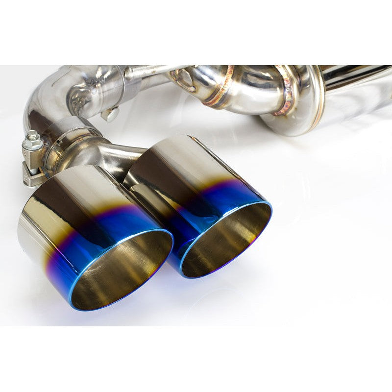 MXP SP Series quad-tip T304 stainless steel exhaust system for Toyota 86 TRD and Subaru BRZ.