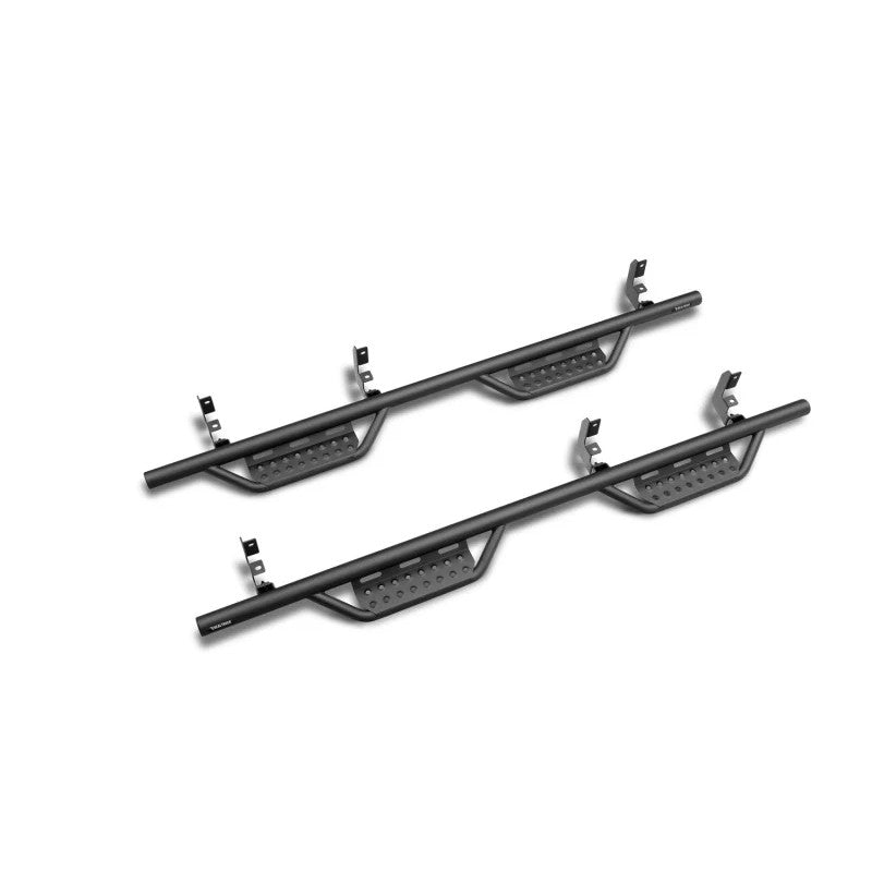 N-Fab RS Series side nerf steps in textured black finish for Toyota Tacoma Double Cab short bed