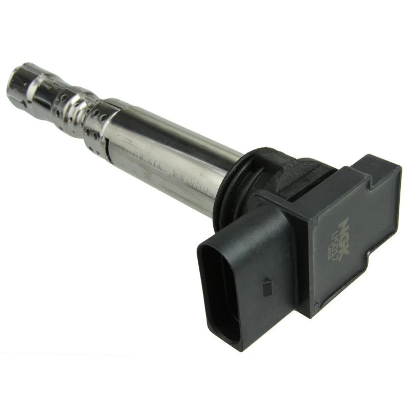 NGK 48689 pencil-style coil-on-plug (COP) ignition coil for Audi, Bentley, and Volkswagen vehicles.