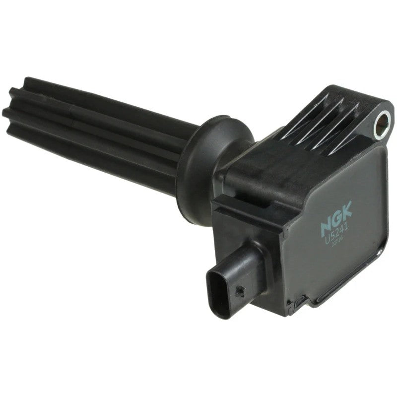 NGK 48770 Coil-on-Plug (COP) ignition coil for Ford, Lincoln, and Jaguar vehicles.