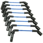 NGK 51436 spark plug wire set featuring silicone boots and stainless steel terminals for GM vehicles.