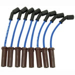 NGK 51033 spark plug wire set with high-temperature silicone jackets and stainless steel terminals.