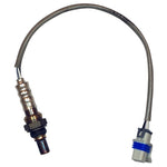 NTK 21066 direct-fit oxygen sensor with stainless steel housing and vehicle-specific wiring connector.