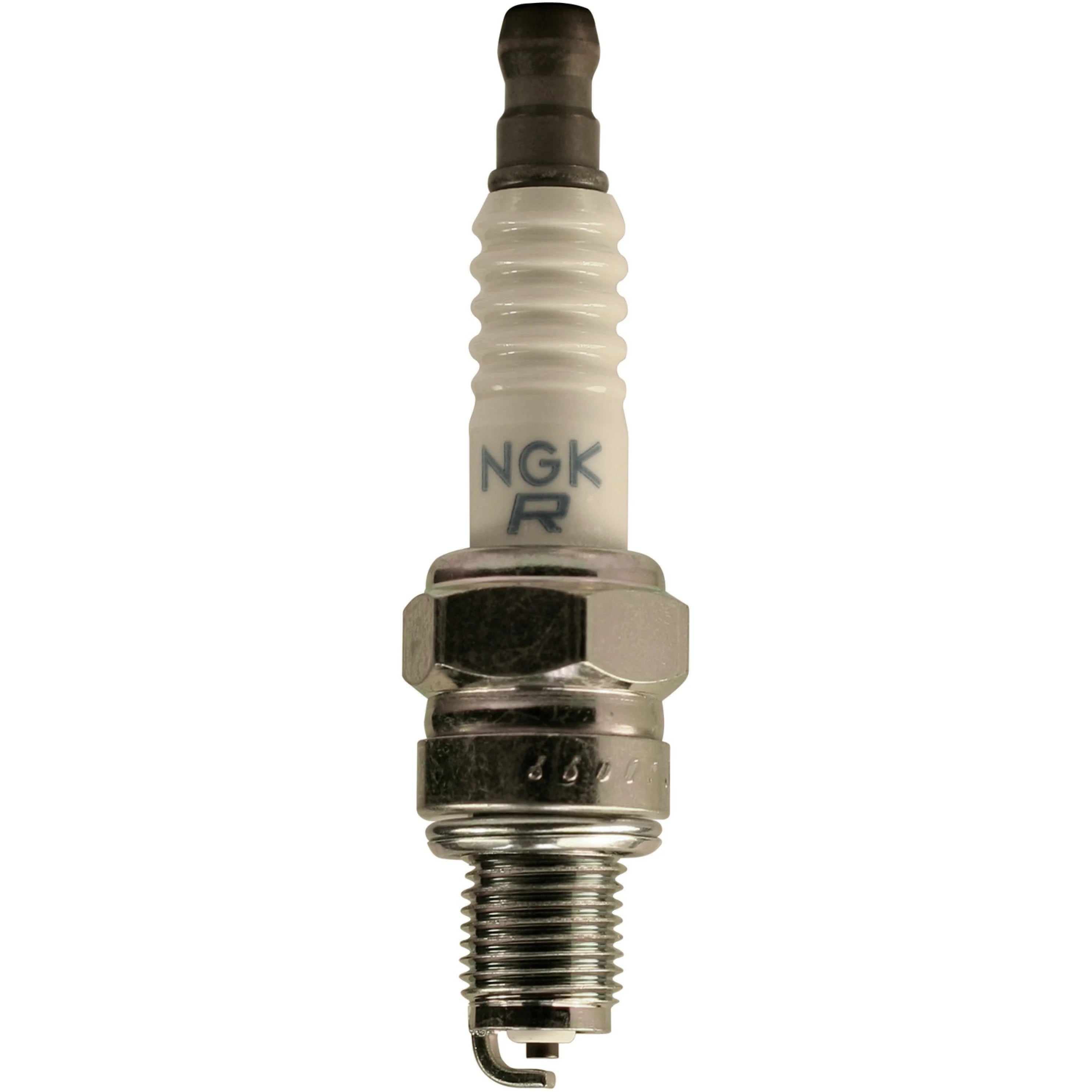 NGK LR8B Standard copper core spark plug with trivalent metal plating and corrugated ribs, box of 10.