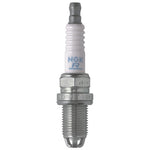 Set of 4 NGK BKUR6ET-10 Standard spark plugs with white alumina silicate ceramic insulators and copper cores.